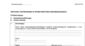 Protokół postępowania